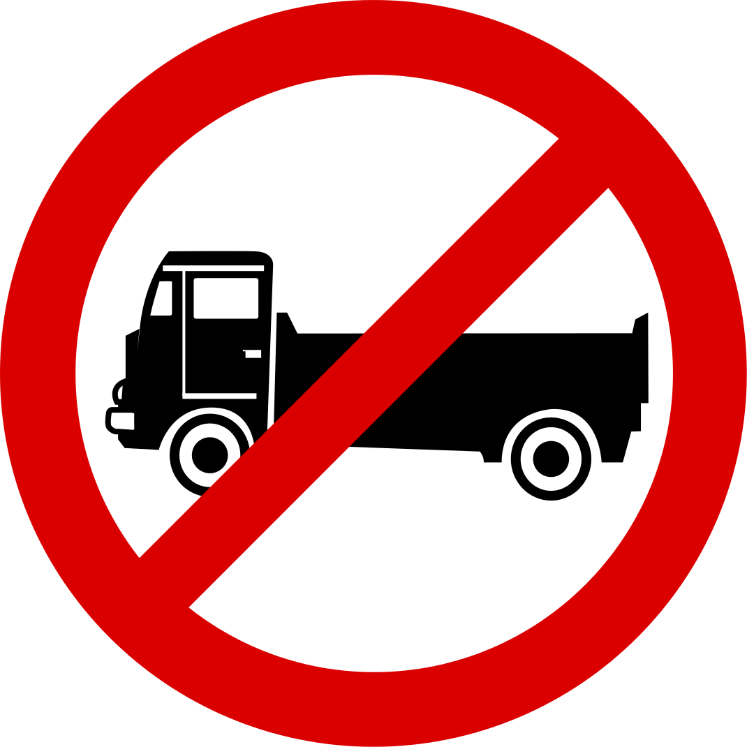 No lorries